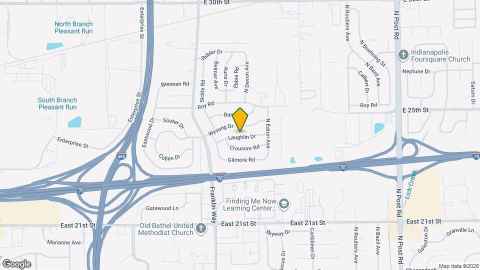 8212 Laughlin Dr Map and Location Details