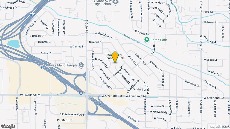 6933 W Ashland Dr Map and Location Details