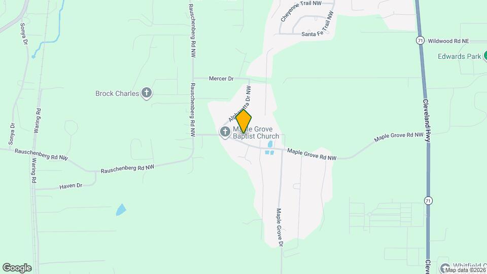 336 Maple Grove Rd NW Map and Location Details