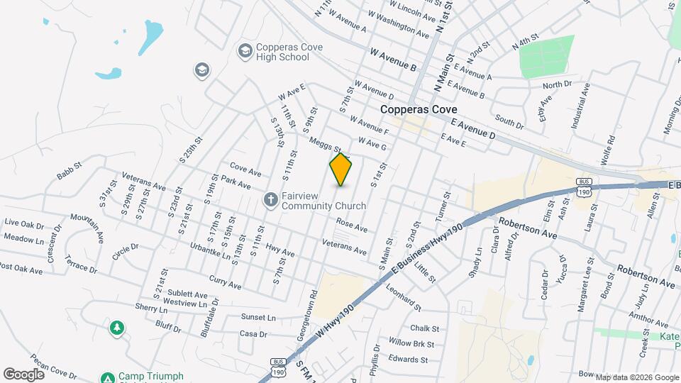 705 Mary St Mapa y Detalles de la Ubicación