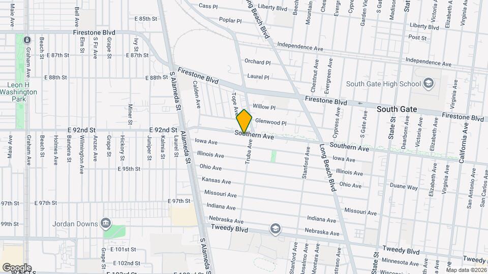 2574 Southern Ave, Unit Southern Apt B Mapa y Detalles de la Ubicación
