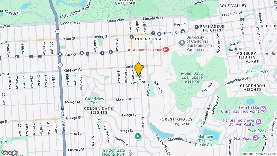 1575 8th Ave Mapa y Detalles de la Ubicación
