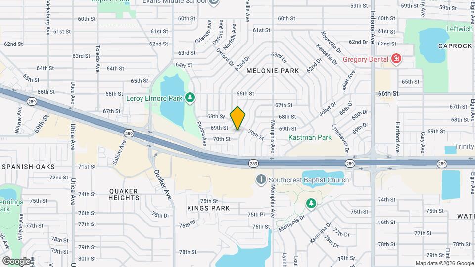 6806 Norfolk Ave Map and Location Details