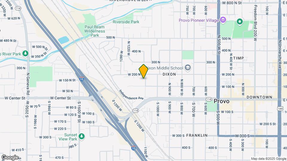 149 N 1100 W St Map and Location Details