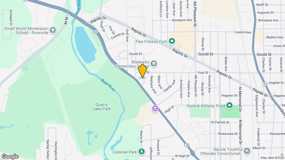 1914 Wustum Ave Map and Location Details