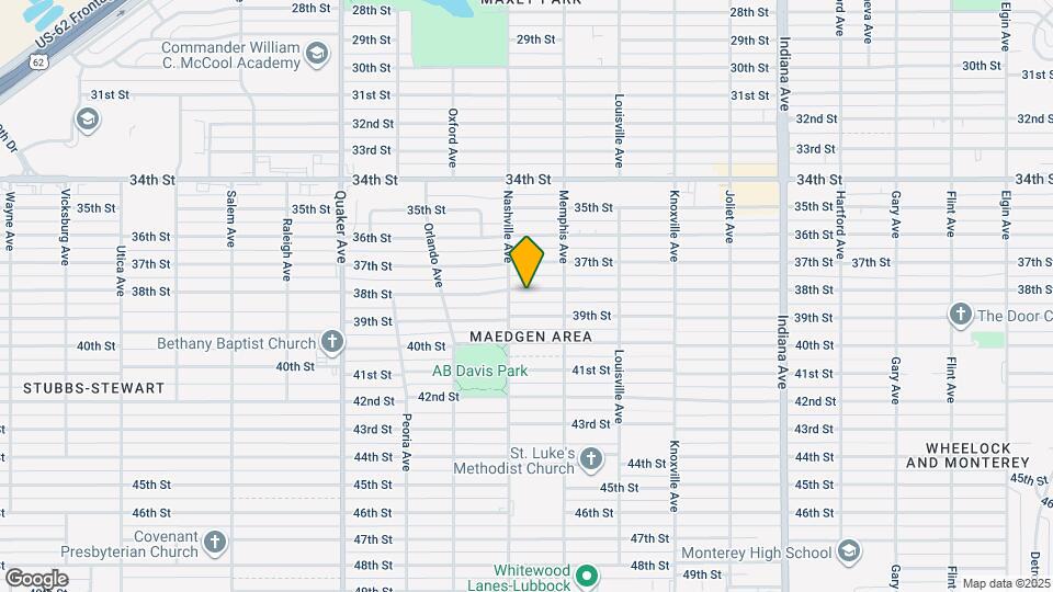 3811 38th St Map and Location Details