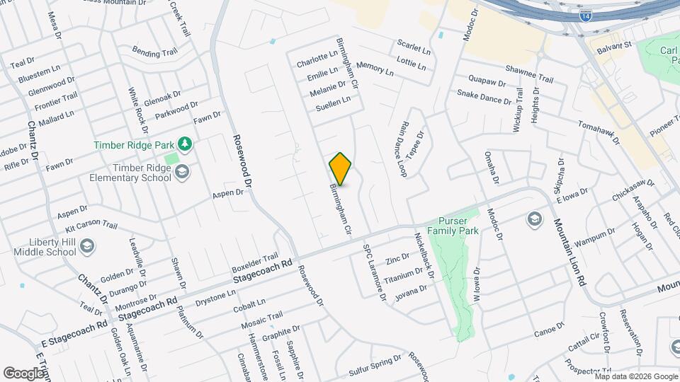 4912 Birmingham Cir Map and Location Details