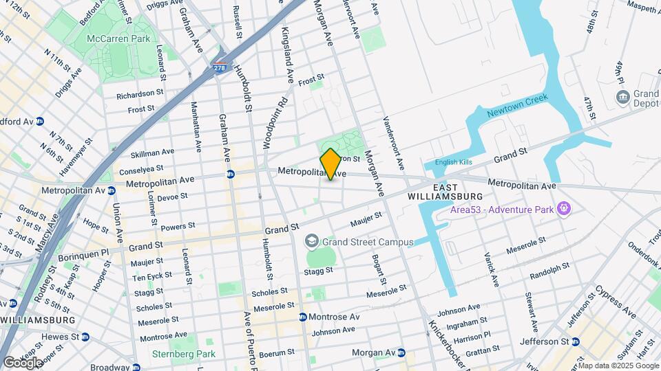 283 Devoe Street Mapa y Detalles de la Ubicación
