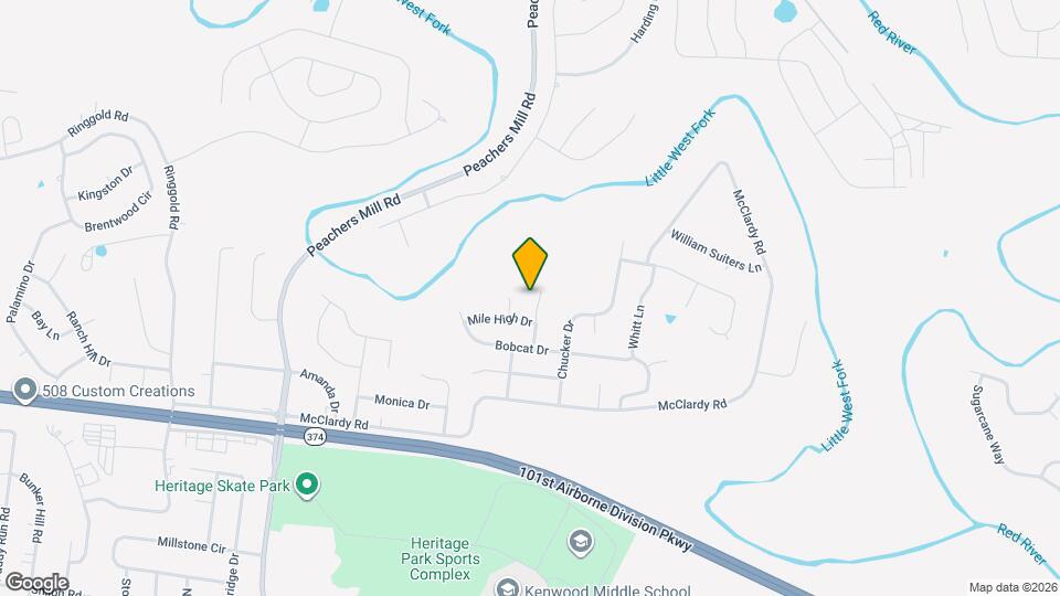 1324 Burchett Dr Map and Location Details