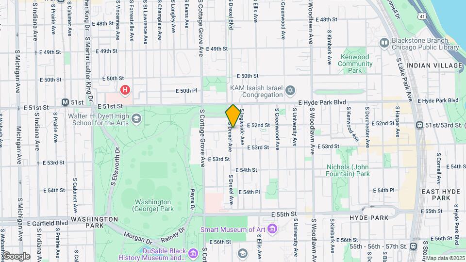 5207 S Drexel Ave Map and Location Details