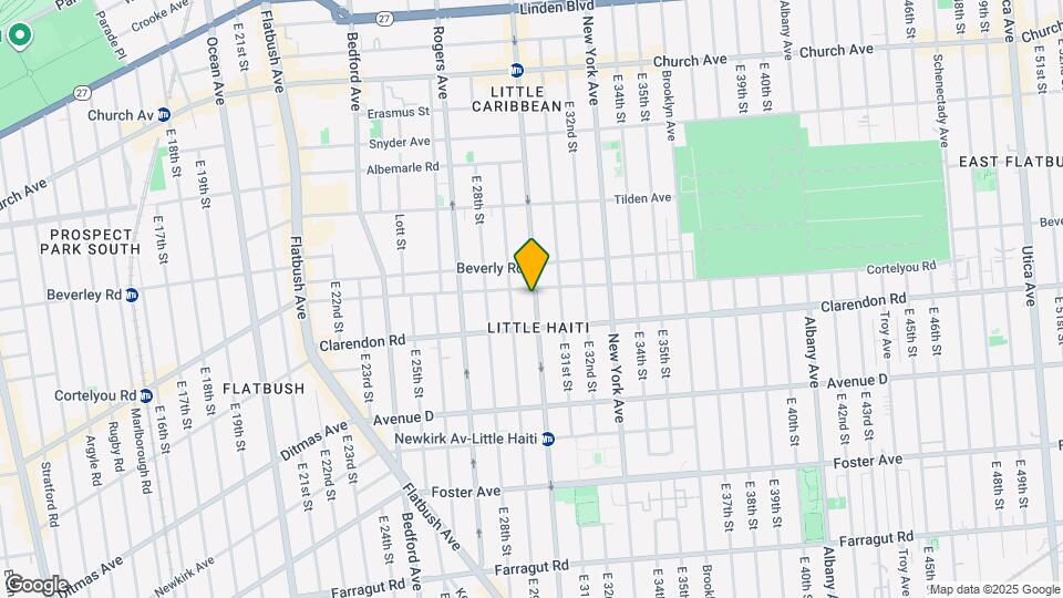 1716 Nostrand Ave Map and Location Details