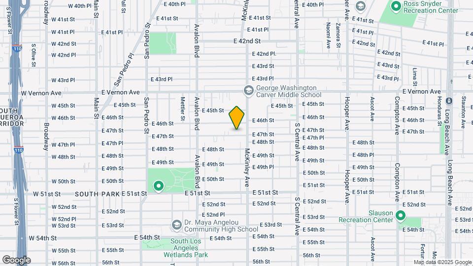 793 E 47th St Map and Location Details