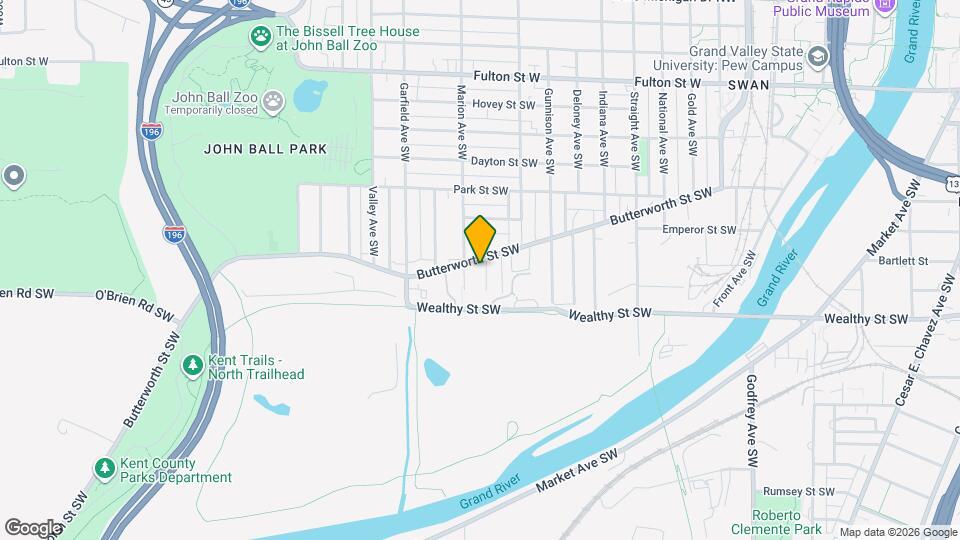 1050 Butterworth St SW Map and Location Details