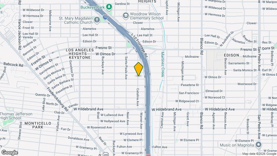 602 Catalina Ave Map and Location Details