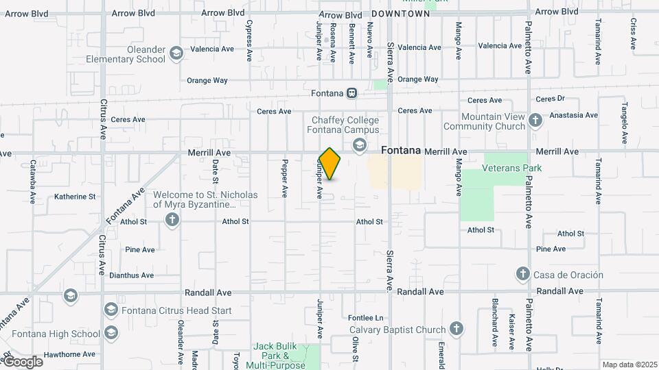 8995 Juniper Ave Map and Location Details