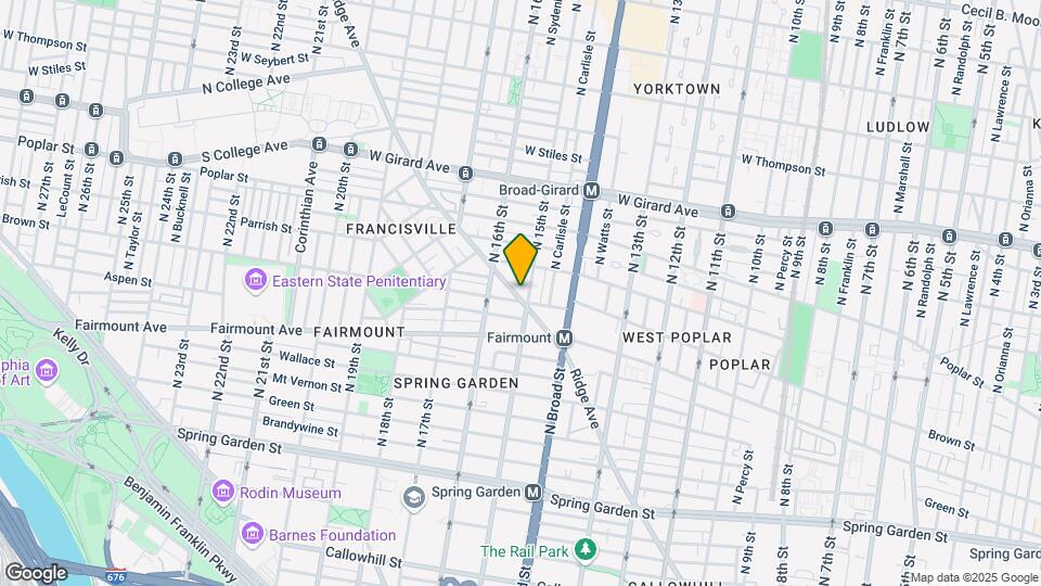 The Avenue (1513 Ridge Ave) Map and Location Details