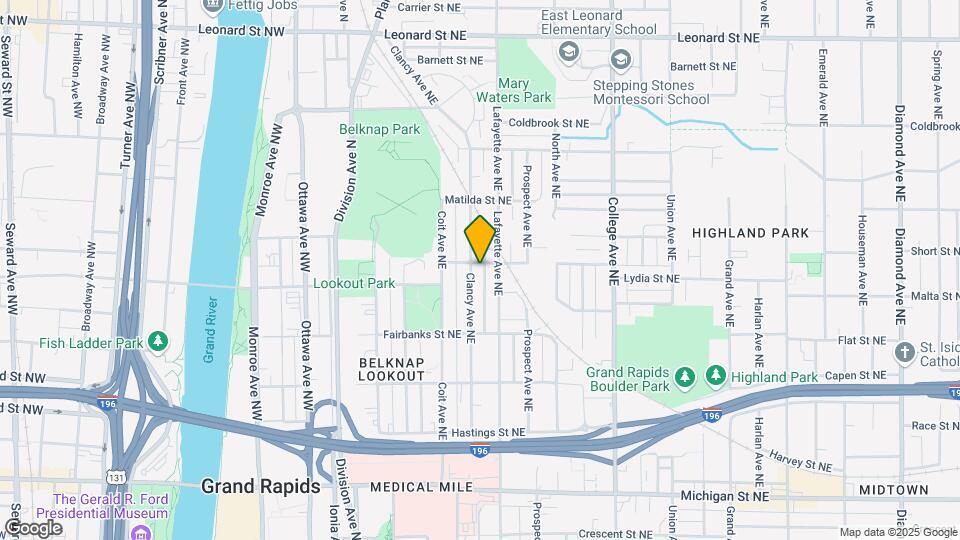 766 Clancy Ave NE Mapa y Detalles de la Ubicación