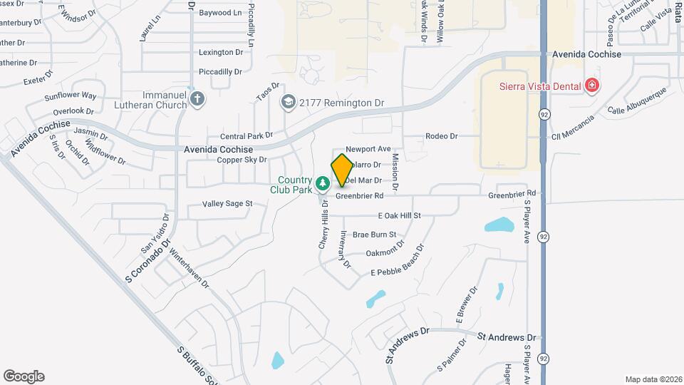 2839 Greenbrier Rd Map and Location Details