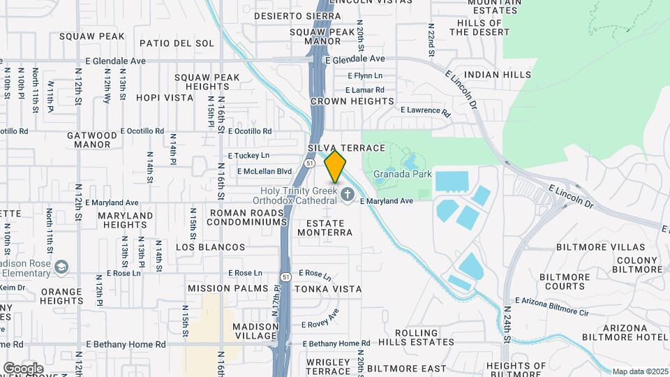 1904 E Maryland Ave Mapa y Detalles de la Ubicación