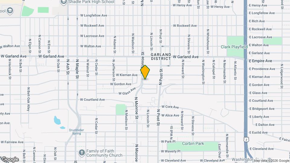 3608 N Monroe St Map and Location Details