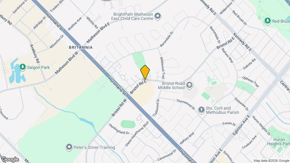 64 Bristol Rd E, Unit 64 Map and Location Details