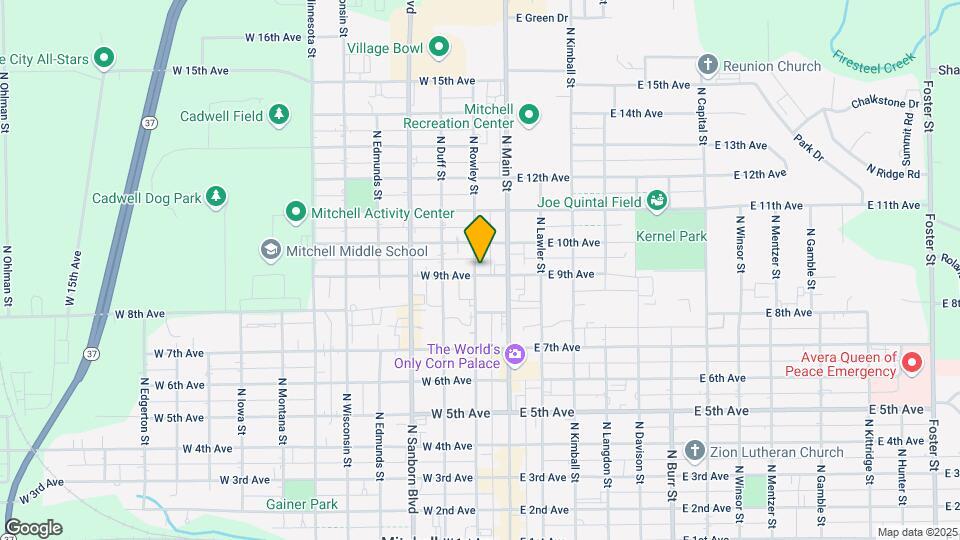 122 W 9th Ave Map and Location Details