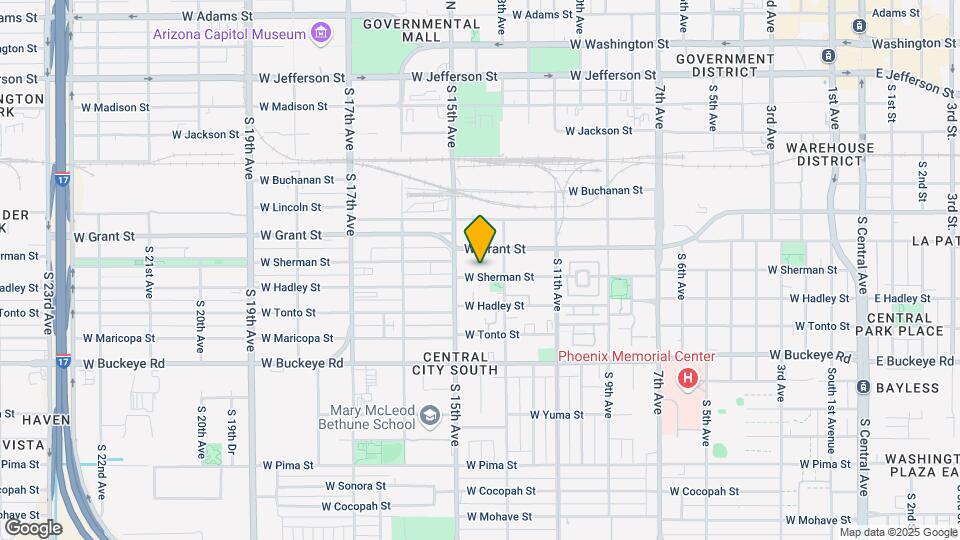 1322 W Sherman St Map and Location Details