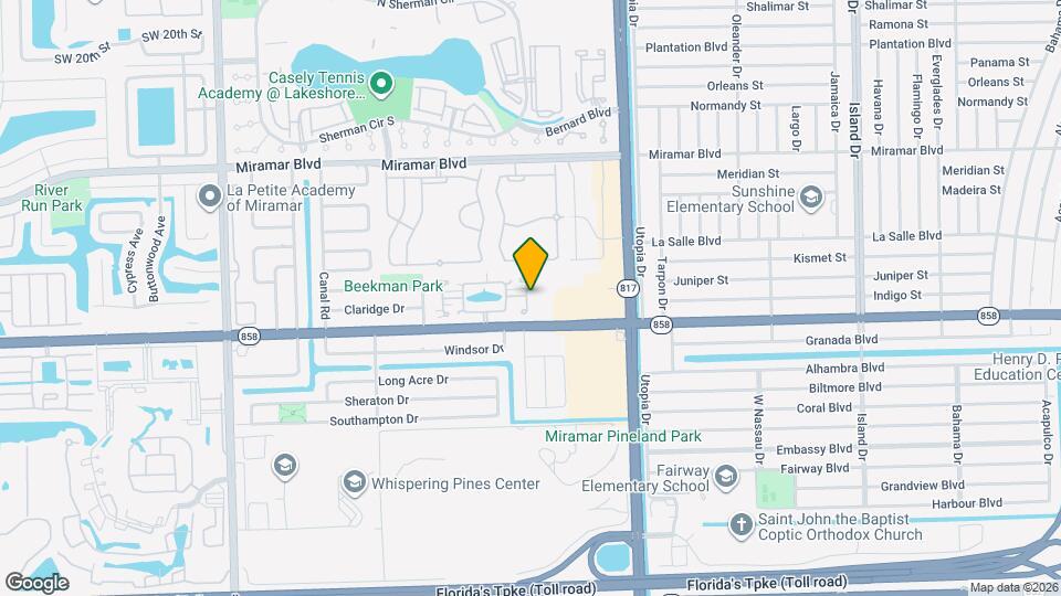 3031 E Missionwood Ln Map and Location Details