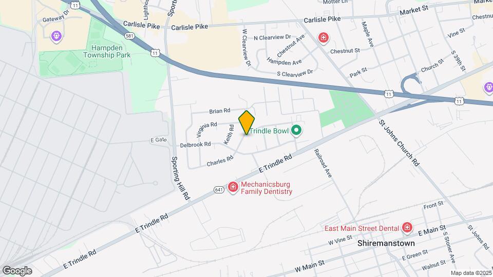 4800 Charles Rd, Unit E Mapa y Detalles de la Ubicación