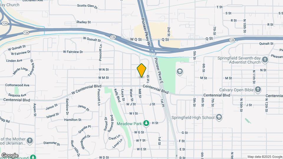 1333 Mill St Map and Location Details