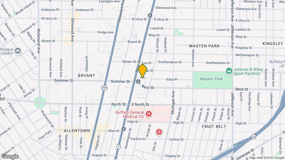 960 Ellicott St Map and Location Details