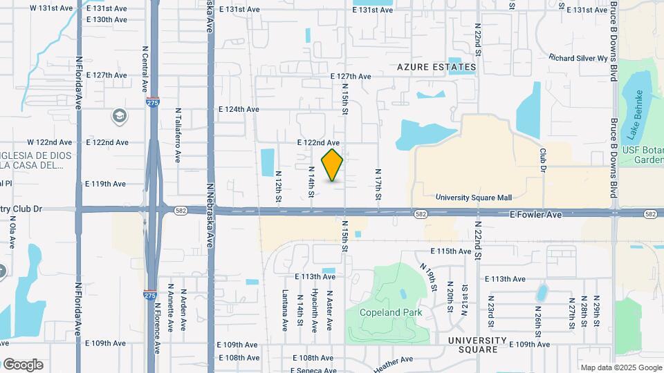 1402 College Park Ln Map and Location Details