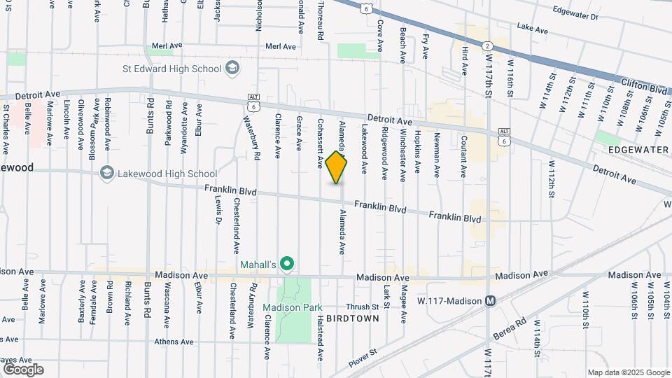 1520-1522 Alameda Ave Map and Location Details