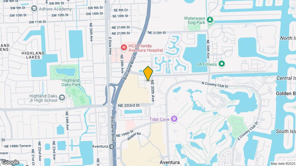 2960 NE 207th St, Unit 702 Map and Location Details