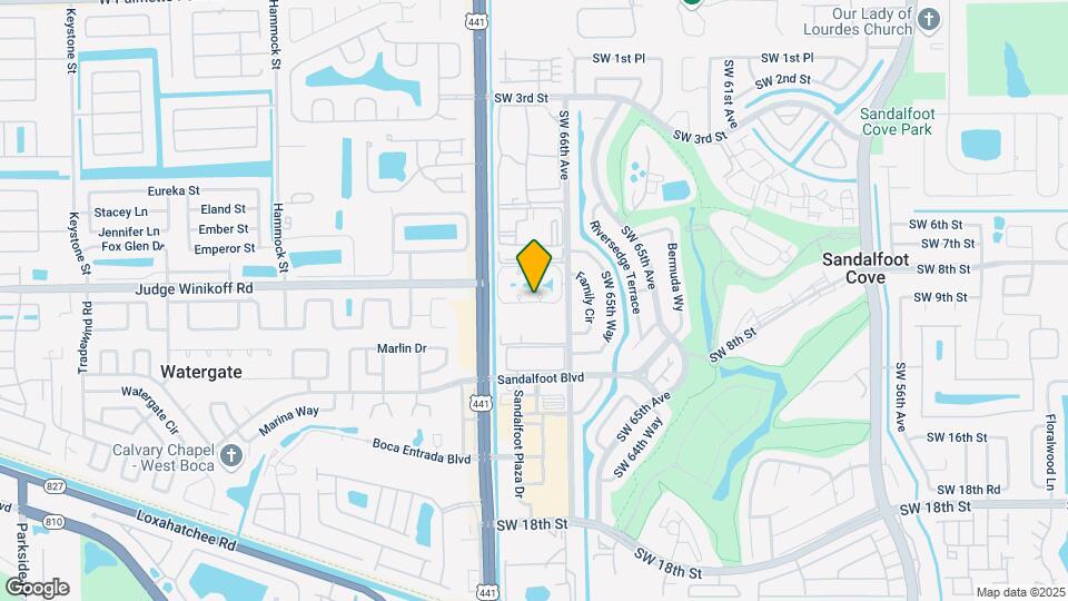 9961 Three Lakes Cir Map and Location Details