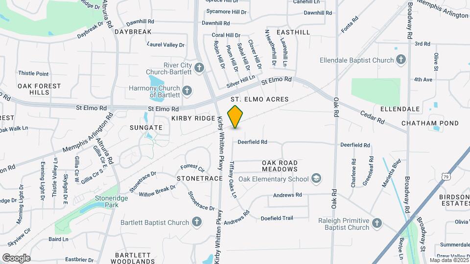 3690 Tiffany Oaks Ln Map and Location Details