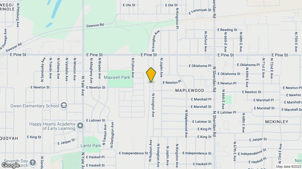 1308 N Irvington Ave Mapa y Detalles de la Ubicación