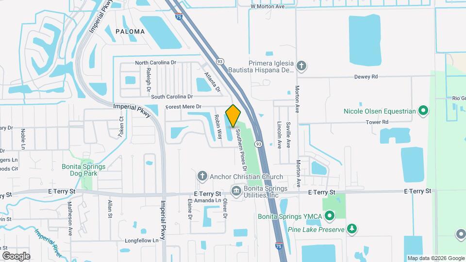 26610 Southern Pines Dr Map and Location Details