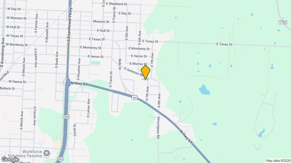 1419 S 7th Ave Map and Location Details