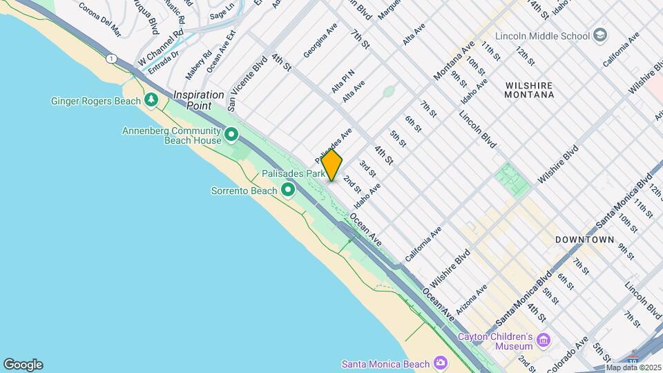 801 Ocean Ave, Unit 205 Mapa y Detalles de la Ubicación