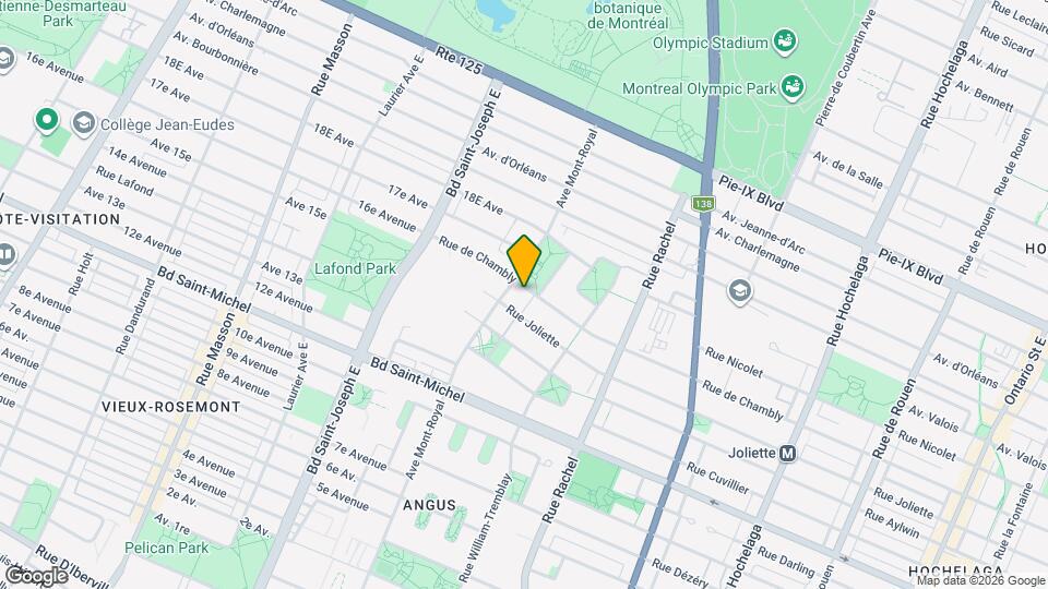 4330-4360 De Chambly Map and Location Details