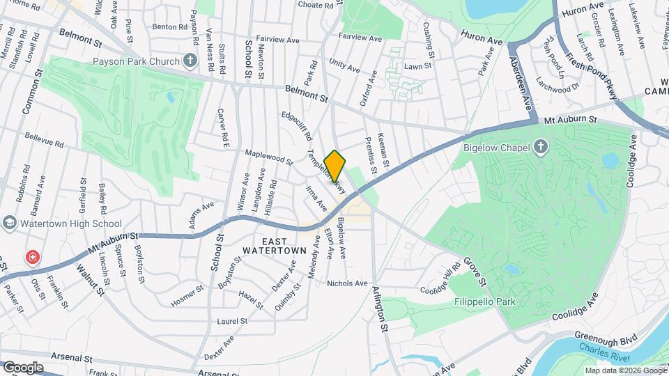 20 Templeton Pky, Unit 20 Map and Location Details