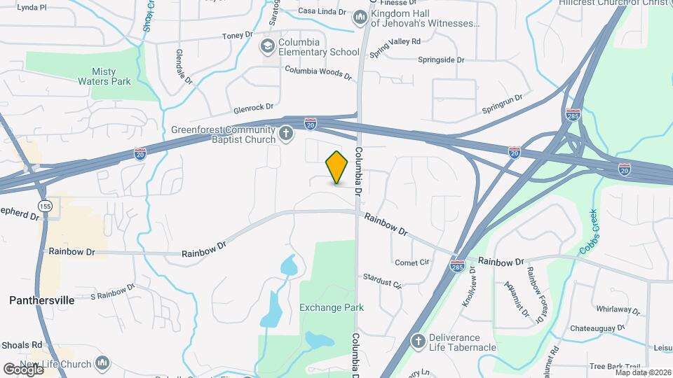3191 Abbeywood Dr Map and Location Details