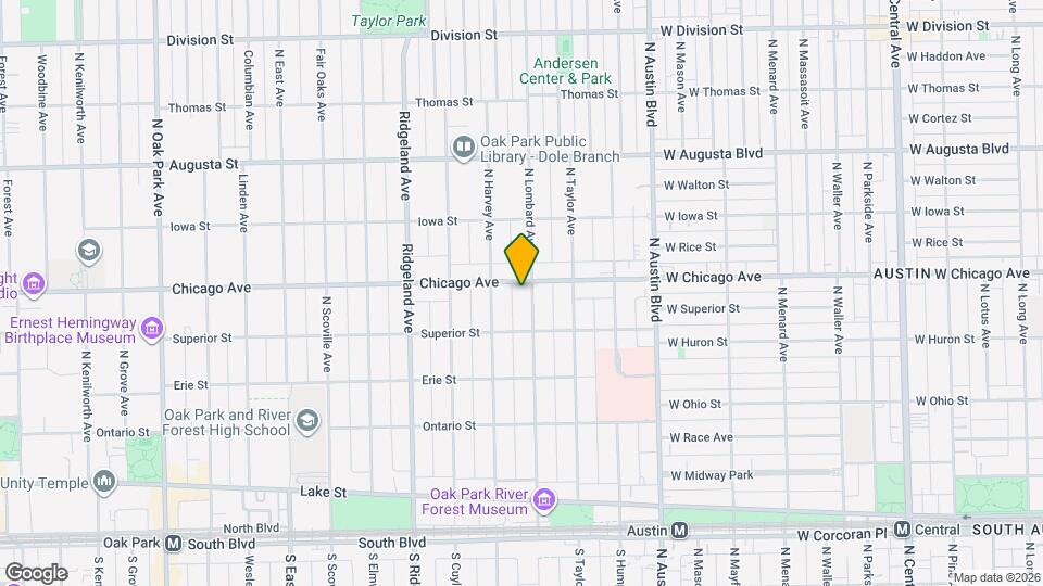 433 N Lombard Ave, Unit 433 Lombard Map and Location Details