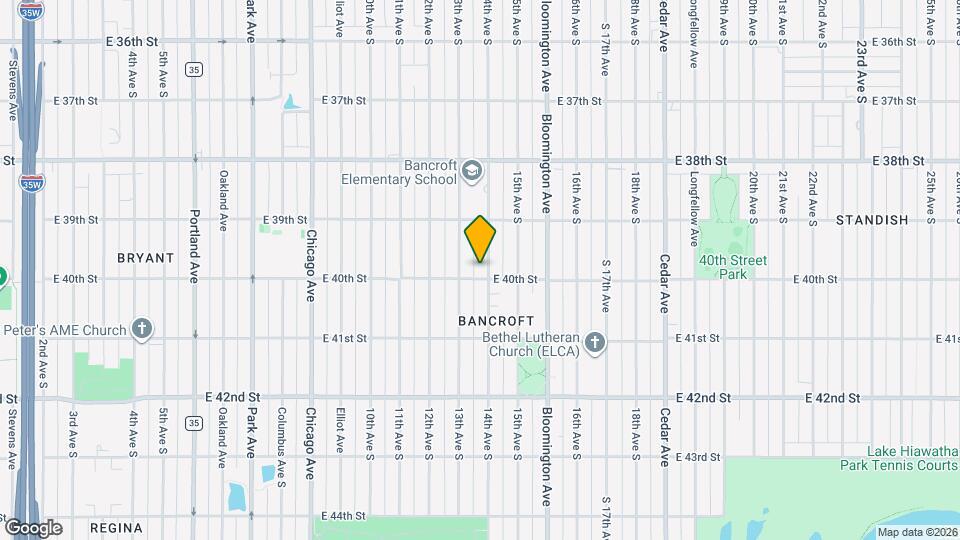 3954 14th Ave S, Unit 2 second floor Mapa y Detalles de la Ubicación