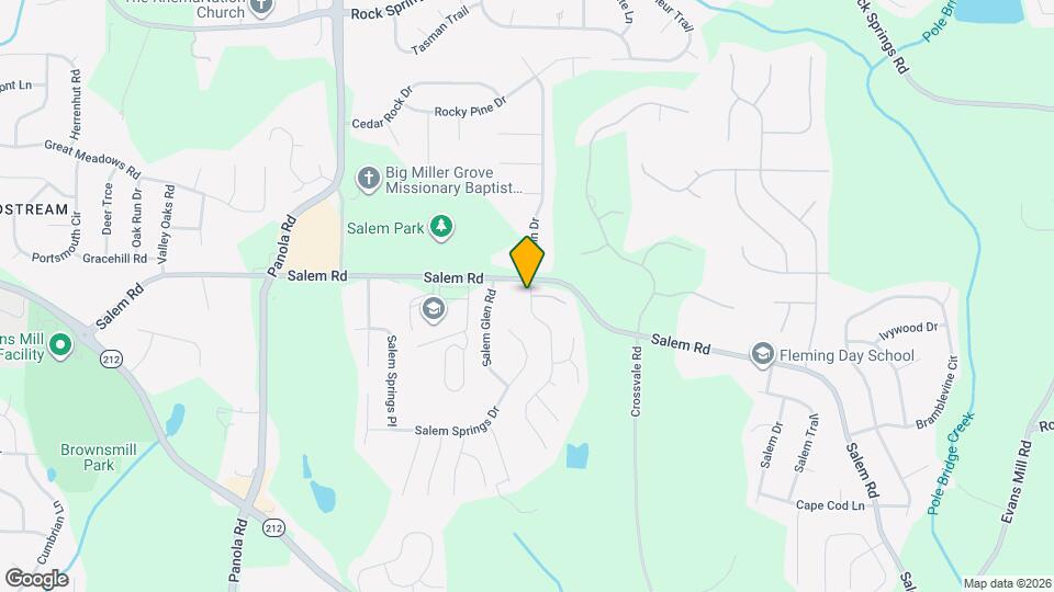 3555 Walnut Creek Way Map and Location Details