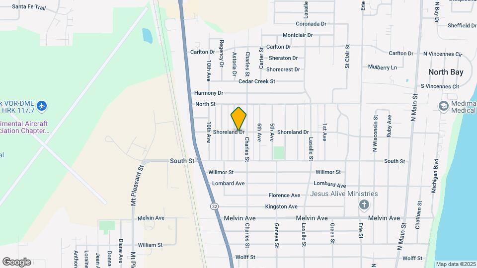 1417 Shoreland Dr-Unit -1417-Lower Map and Location Details