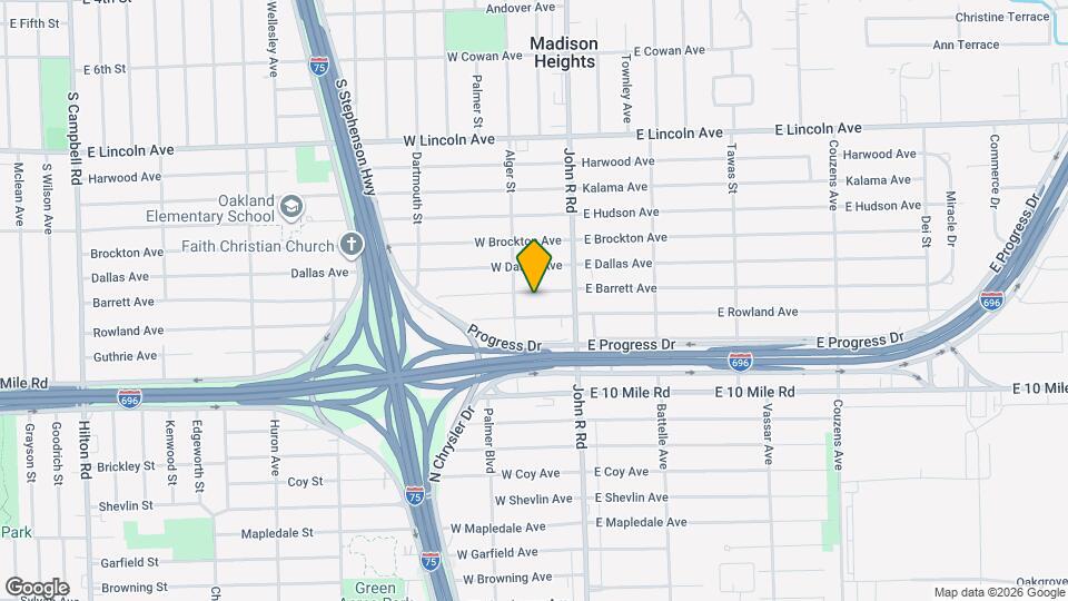 87 W Barrett Ave Map and Location Details