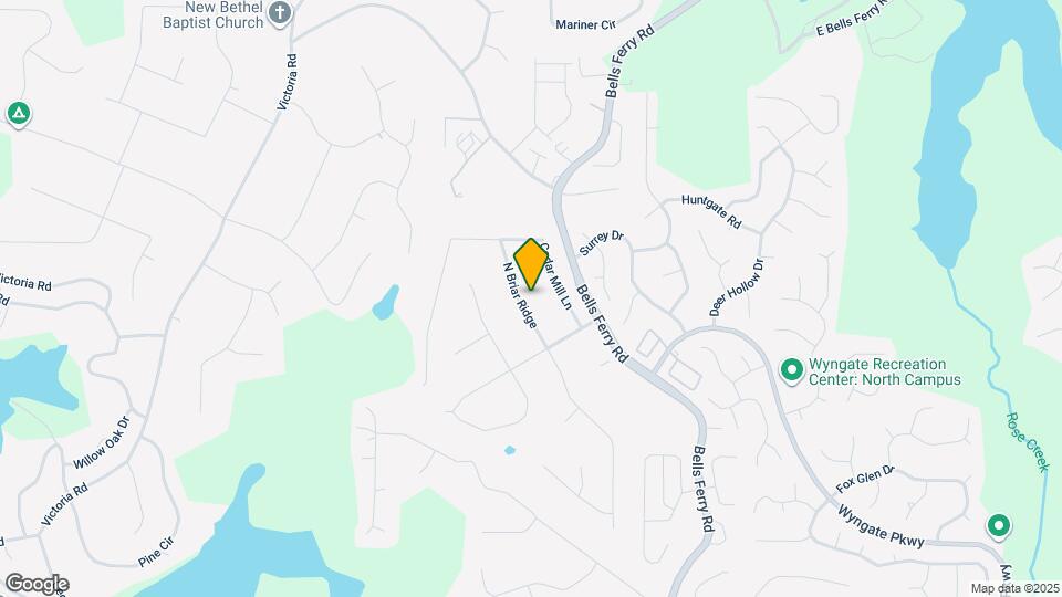 312 N Briar Rdg Map and Location Details