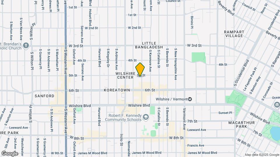511 S Alexandria Ave Map and Location Details
